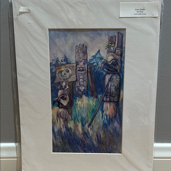 Emily Carr Field with Poles print - Picture 1 of 1